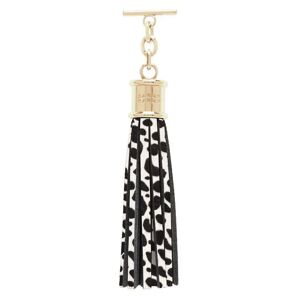 Sarah Haran Accessories Sarah Haran Leather Handbag Tassel- Animal Print- Gold/ Dalmatian Spot - Gold / Dalmatian Spot - Female
