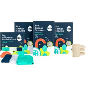 Seep Eco Sponge & Cloth Bundle (1 year supply)