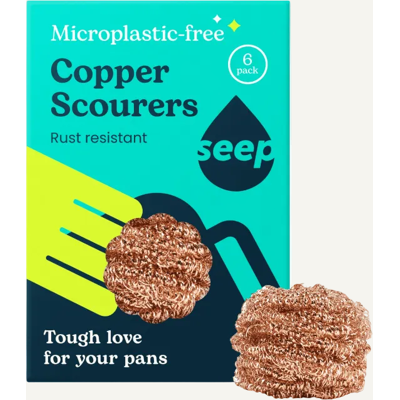 Seep Eco Copper Scourers (6 scourers) Seep Eco Copper Scourers (6 scourers)