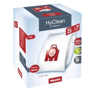 Miele FJM XL HyClean 3D - Pack of 8 FJM Dustbags including Filters