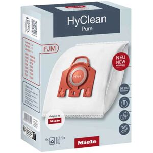 Miele FJM HyClean Pure Vacuum Cleaner Bags - 4 Bags, 2 Filters