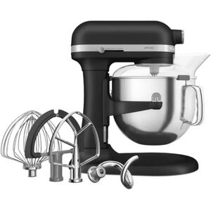 New KitchenAid Artisan 6.6L Bowl Lift Stand Mixer in Cast Iron Black - 5KSM70SHXBBK