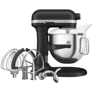 New KitchenAid Artisan 6.6L Bowl Lift Stand Mixer in Cast Iron Black - 5KSM70SHXBBK