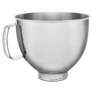 KitchenAid 4.8L Hammered Metal Mixer Bowl - Stainless Steel 5KSM5SSBHM