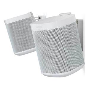 Flexson FLXS1WM2011 Pair of Wall Mounts for Sonos One, One SL and Play:1 - White