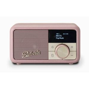 Roberts Petite DAB DAB+ and FM Radio With Bluetooth - Dusky Pink
