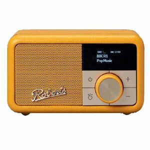 Roberts Petite DAB DAB+ and FM Radio With Bluetooth - Sunburst Yellow