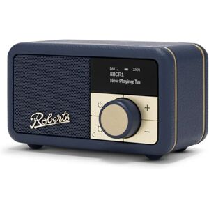 NEW Roberts Radio Revival Petite 2 DAB DAB+ FM Radio With Bluetooth - Midnight Blue