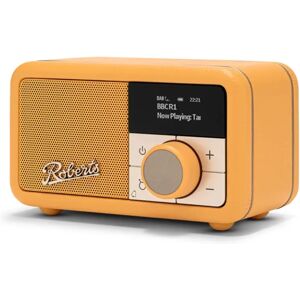 NEW Roberts Radio Revival Petite 2 DAB DAB+ FM Radio With Bluetooth - Sunburst Yellow