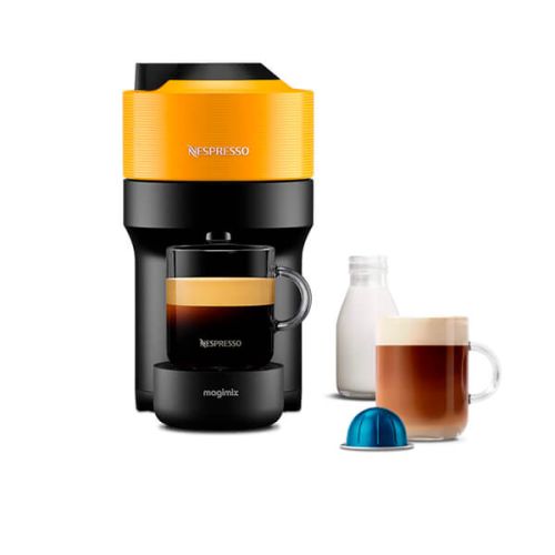 Nespresso Vertuo Pop Coffee Machine - Mango Yellow