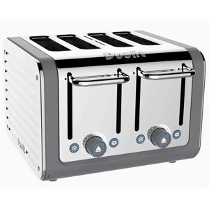 Dualit Architect 4 Slot Toaster - Stainless Steel & Grey