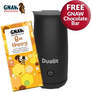 Dualit Handheld Milk Frother &amp; Hot Chocolate Maker with Free Chocolate - Black