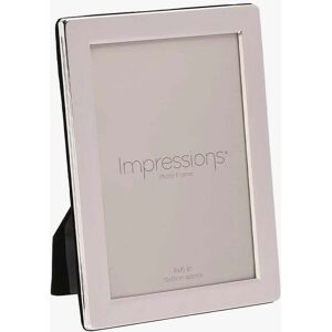 TJH Collection Impressions Silver Plated Flat Edge 4x6 Inch Photo Frame 3619S TJH Collection Impressions Silver Plated Flat Edge 4x6 Inch Photo Frame 3619S