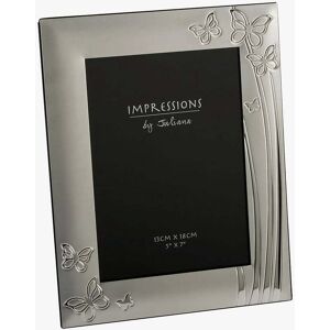 TJH Collection Impressions Silver Plated Butterfly 5x7 Inch Photo Frame FS100457 TJH Collection Impressions Silver Plated Butterfly 5x7 Inch Photo Frame FS100457