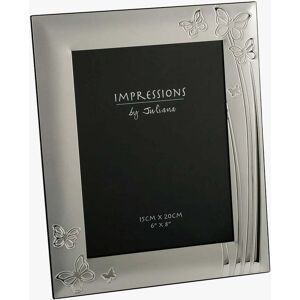 TJH Collection Impressions Silver Plated Butterfly 6x8 Inch Photo Frame FS100468 TJH Collection Impressions Silver Plated Butterfly 6x8 Inch Photo Frame FS100468