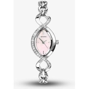 Sekonda Cocktail Dress Silver Stone Set Watch 4684 Sekonda Cocktail Dress Silver Stone Set Watch 4684