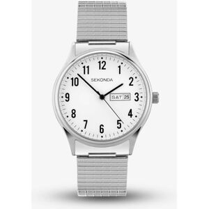 Sekonda Easy Reader Silver Expandable Watch 30122 Sekonda Easy Reader Silver Expandable Watch 30122