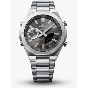Casio Mens Edifice Grey Dial Dual Display Watch ECB-S10D-8AEF Casio Mens Edifice Grey Dial Dual Display Watch ECB-S10D-8AEF