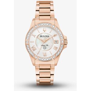 Bulova Ladies Marine Star Rose Gold Plated Watch 98R295 Bulova Ladies Marine Star Rose Gold Plated Watch 98R295