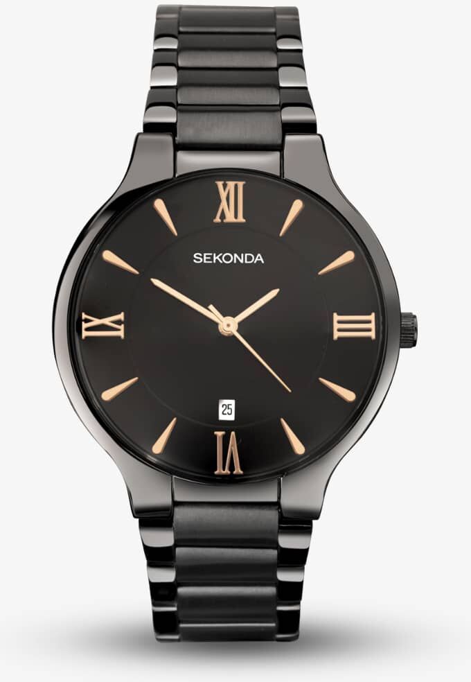 Sekonda Wilson Classic Gunmetal Black Watch 1934