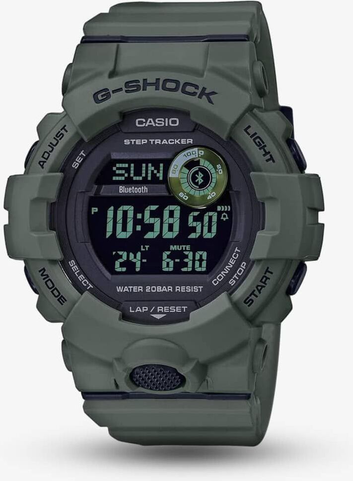 Casio G-Shock Sports Digital Chronograph Green Plastic Strap Watch GBD-800UC-3ER