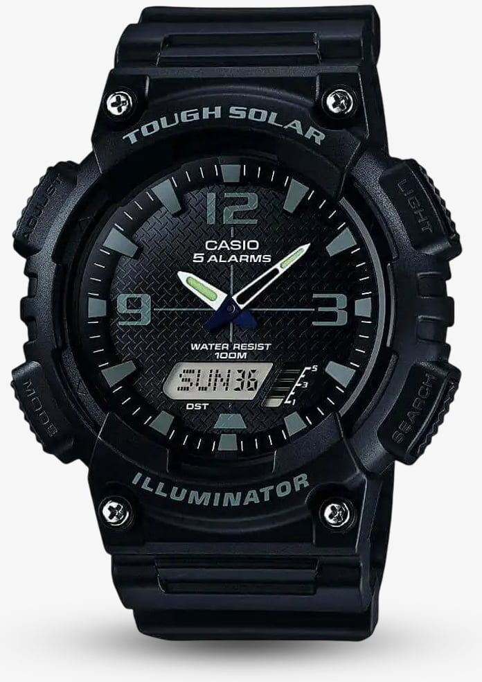 Casio Mens Black Illuminator Duo Display Watch AQ-S810W-1A2VEF