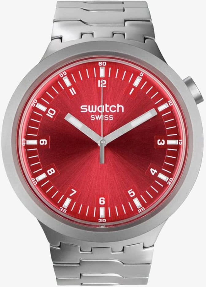 Swatch Big Bold Irony Scarlet Shimmer Watch SB07S104G