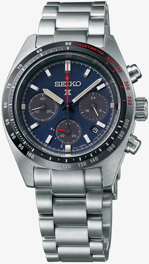 Seiko Mens Prospex Speedtimer Solar 1969 Recreation Watch SSC815P1