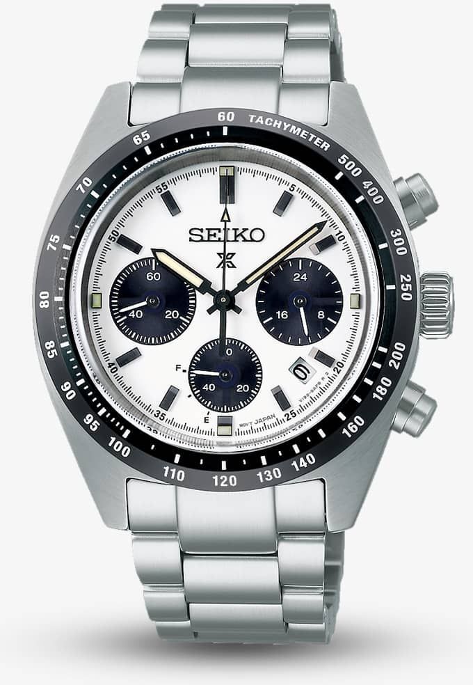 Seiko Mens Prospex Speedtimer Solar 1969 Recreation Watch SSC813P1