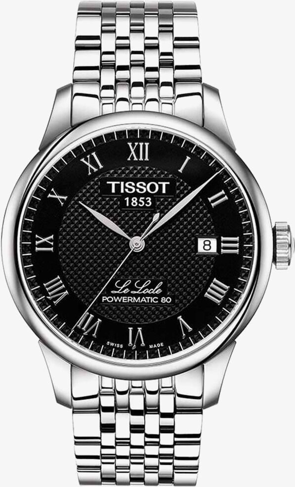 Tissot Mens T-Classic Le Locle Powermatic 80 Bracelet Watch T006.407.11.053.00