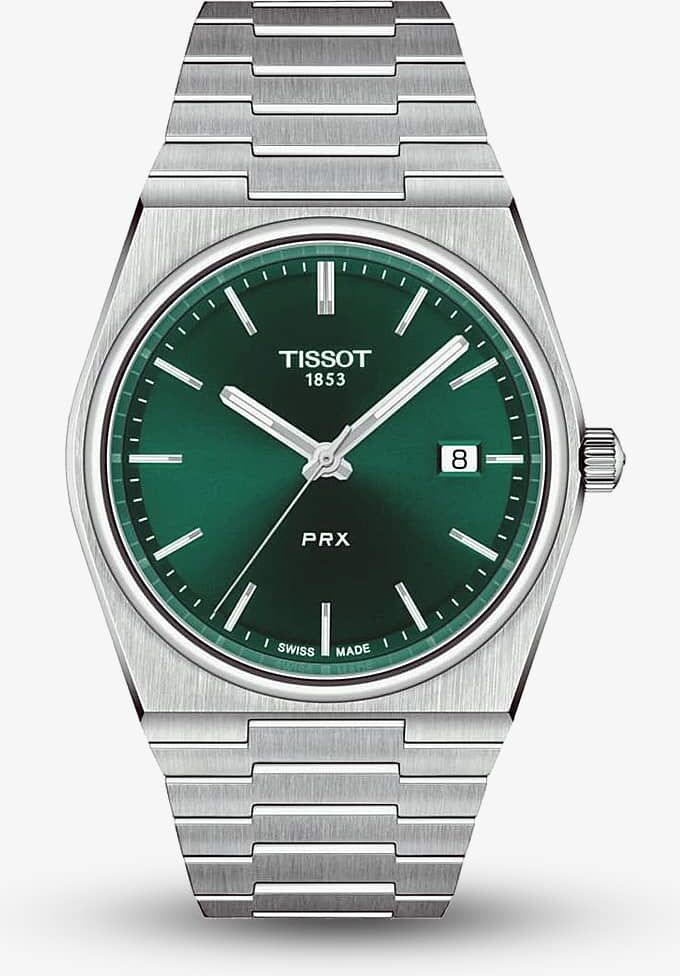 Tissot Mens PRX Green Watch T137.410.11.091.00