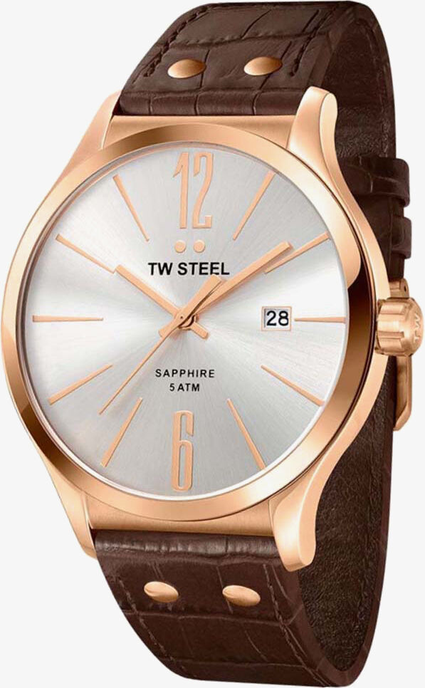 TW Steel Mens Slim Line Strap Watch TW1304
