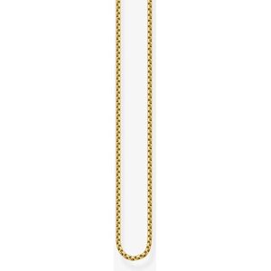 THOMAS SABO Venezia 18ct Gold Plated Box Chain KE1106-413-12-L80