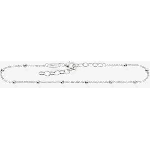 THOMAS SABO Silver 10 Ball Chain Anklet AK0002-001-12-L