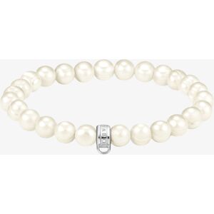 THOMAS SABO As We Love 19cm Freshwater Pearl Silver Bracelet X0293-082-14-L19