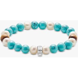 THOMAS SABO Silver Beads Colourful Stones Bracelet X0293-951-7-L17