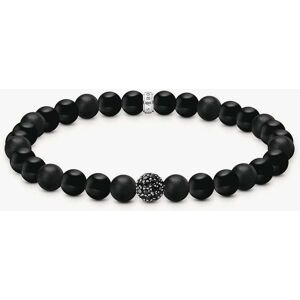 THOMAS SABO Black Obsidian Bead Bracelet A2194-705-11-L19