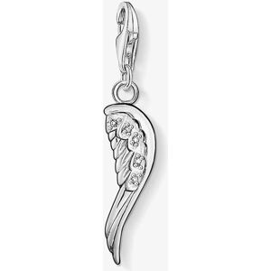 THOMAS SABO Silver Cubic Zirconia Angel Wing Charm 0413-051-12