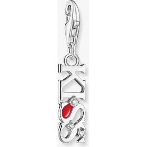 THOMAS SABO Silver Kiss With Red Enamel Charm 2066-041-10