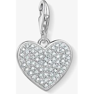 THOMAS SABO Sterling Silver Pave Heart Charm 1570-051-14