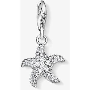 THOMAS SABO Silver Clear CZ Pave Starfish Charm 0917-051-14