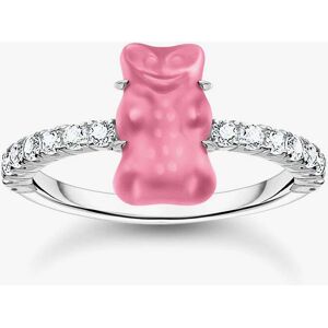 THOMAS SABO Haribo Sterling Silver Mini Pink Gummy Bear Ring TR2459-052-9-56