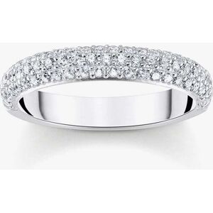 THOMAS SABO Sterling Silver Cubic Zirconia Full Eternity Ring TR2462-051-14-52
