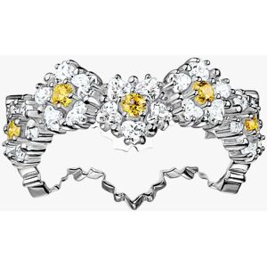 THOMAS SABO Ladies Silver Cubic Zirconia Multi Daisy Ring TR2337-051-4-52