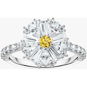THOMAS SABO Ladies Silver Daisy Flower Cubic Zirconia Shoulder Set Ring TR2493-051-4-54