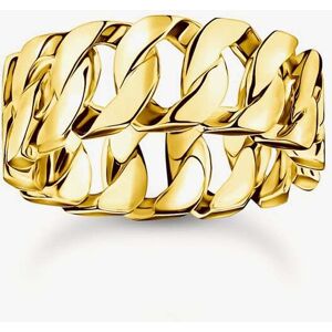 THOMAS SABO Gold Plated Chain Link Ring TR2497-413-39-58