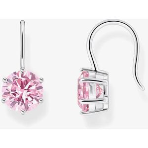 THOMAS SABO Silver & Pink Cubic Zirconia Earrings H2287-051-9