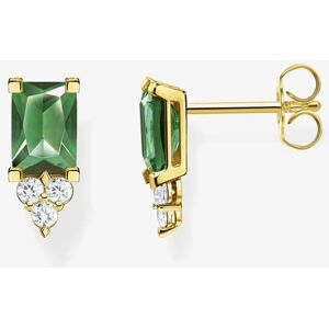 THOMAS SABO Ladies Gold-Plated Stone Set Stud Earrings H2173-971-6