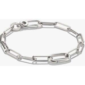 THOMAS SABO Charm Club Connect Silver 19cm Paperclip Link Charm Bracelet C1205-001-21 19