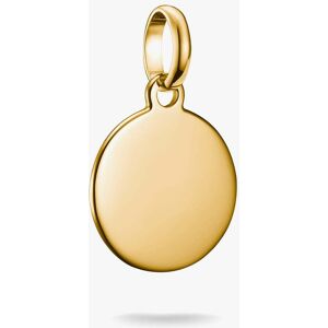 THOMAS SABO Charm Club Connect Gold Plated Small Round Charm CC1271-413-39